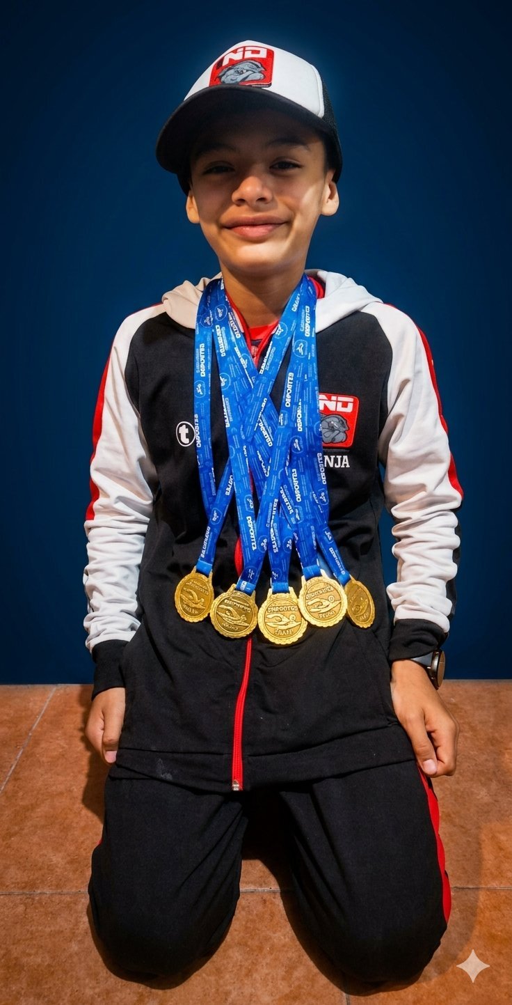 Benjamín Jerez en competencia